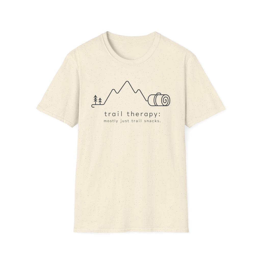 Trail Therapy But Mostly Just Trail Snacks T‑Shirt