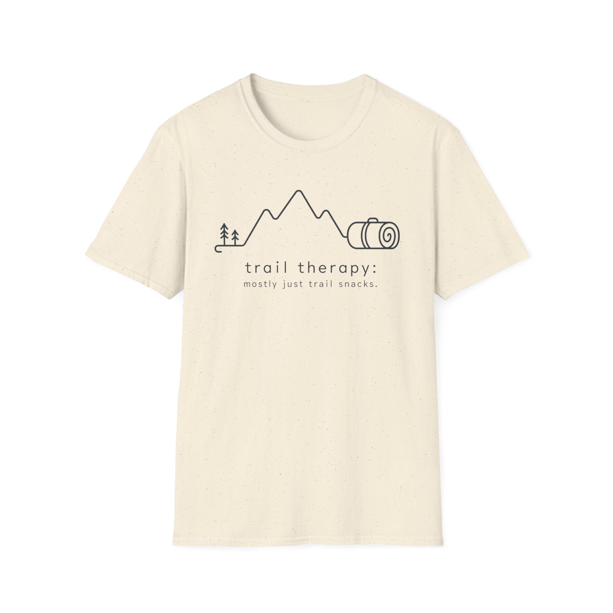 Trail Therapy But Mostly Just Trail Snacks T‑Shirt
