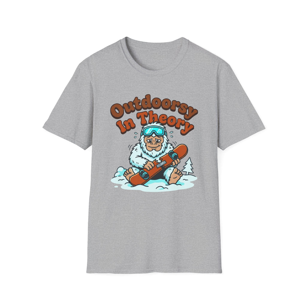 Outdoorsy In Theory T‑Shirt