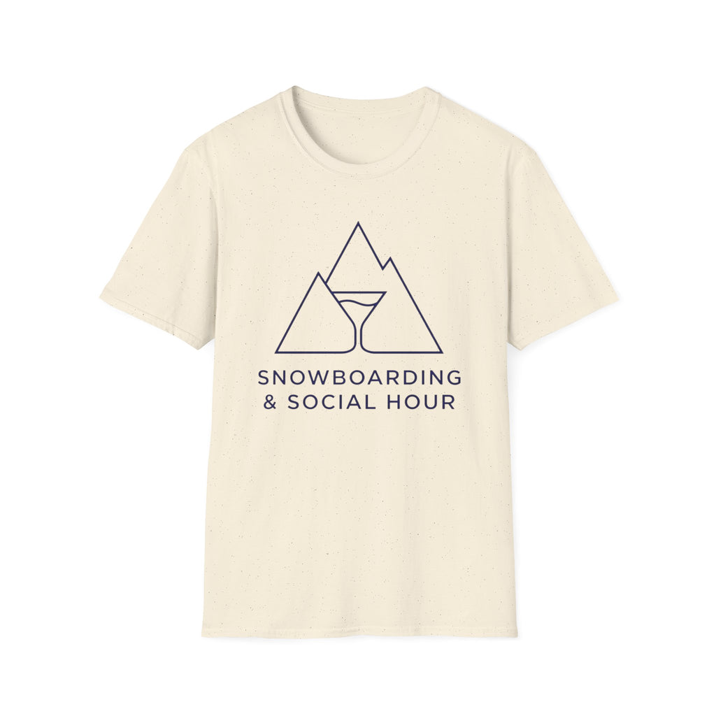 Snowboarding and Social Hour T‑Shirt
