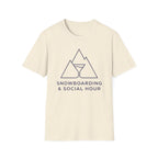 Snowboarding and Social Hour T‑Shirt
