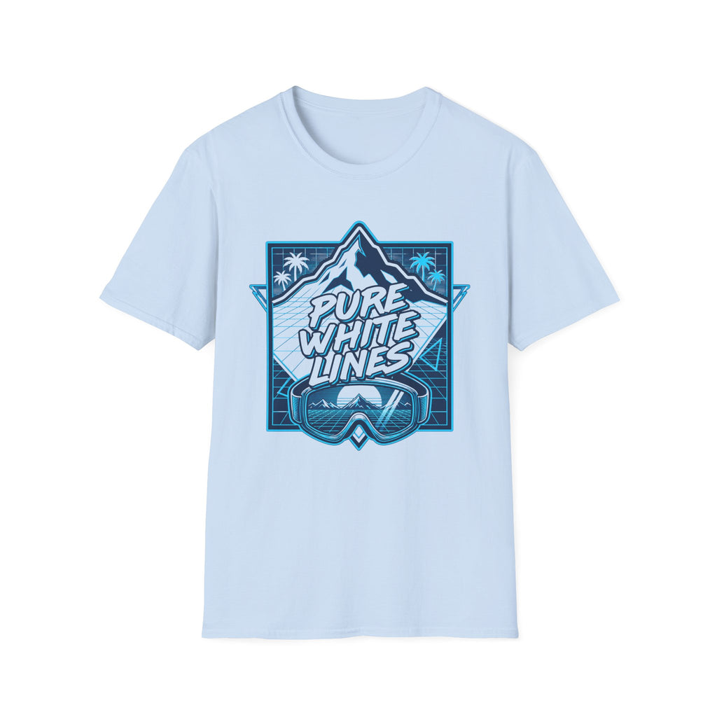 Pure White Lines T‑Shirt