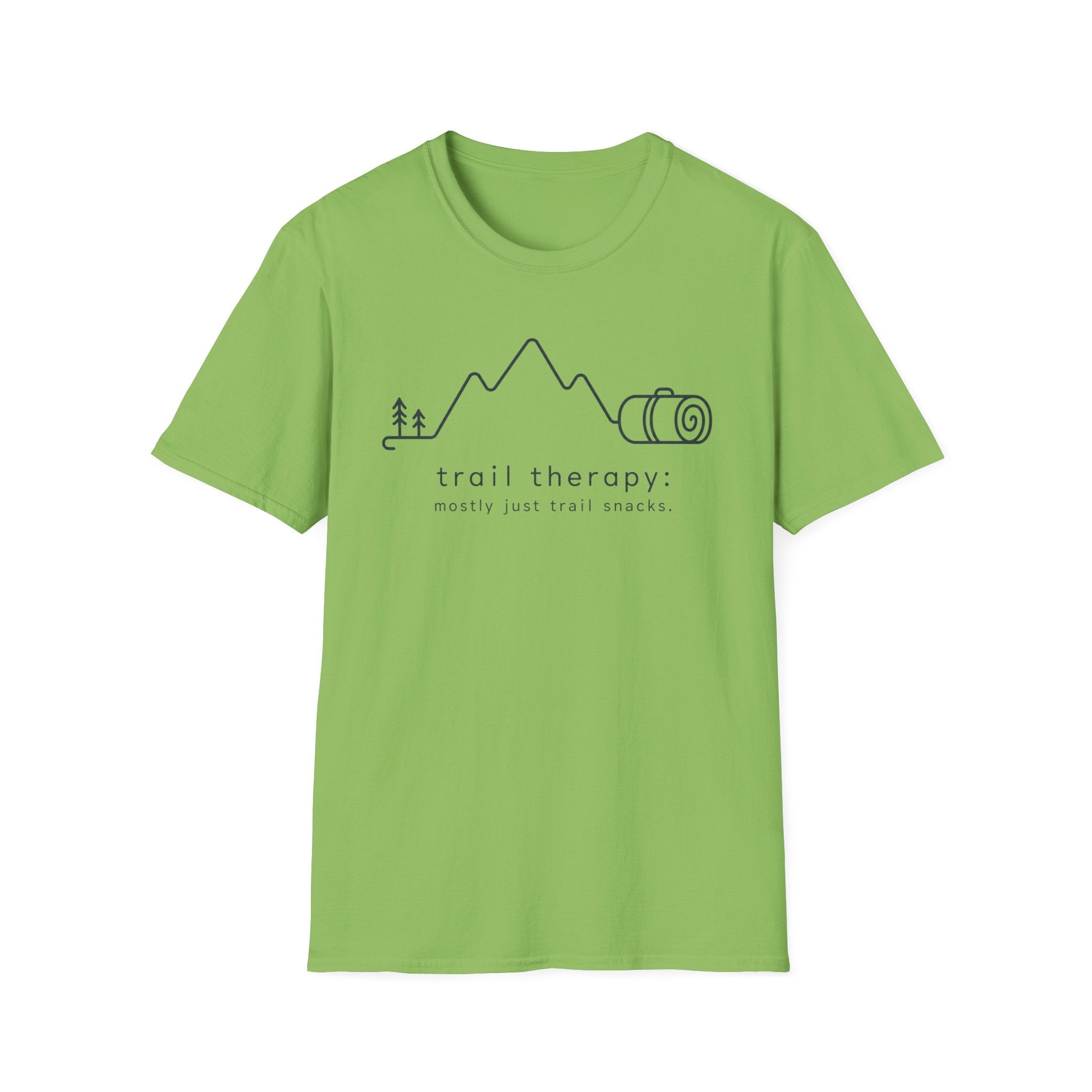 Trail Therapy But Mostly Just Trail Snacks T‑Shirt