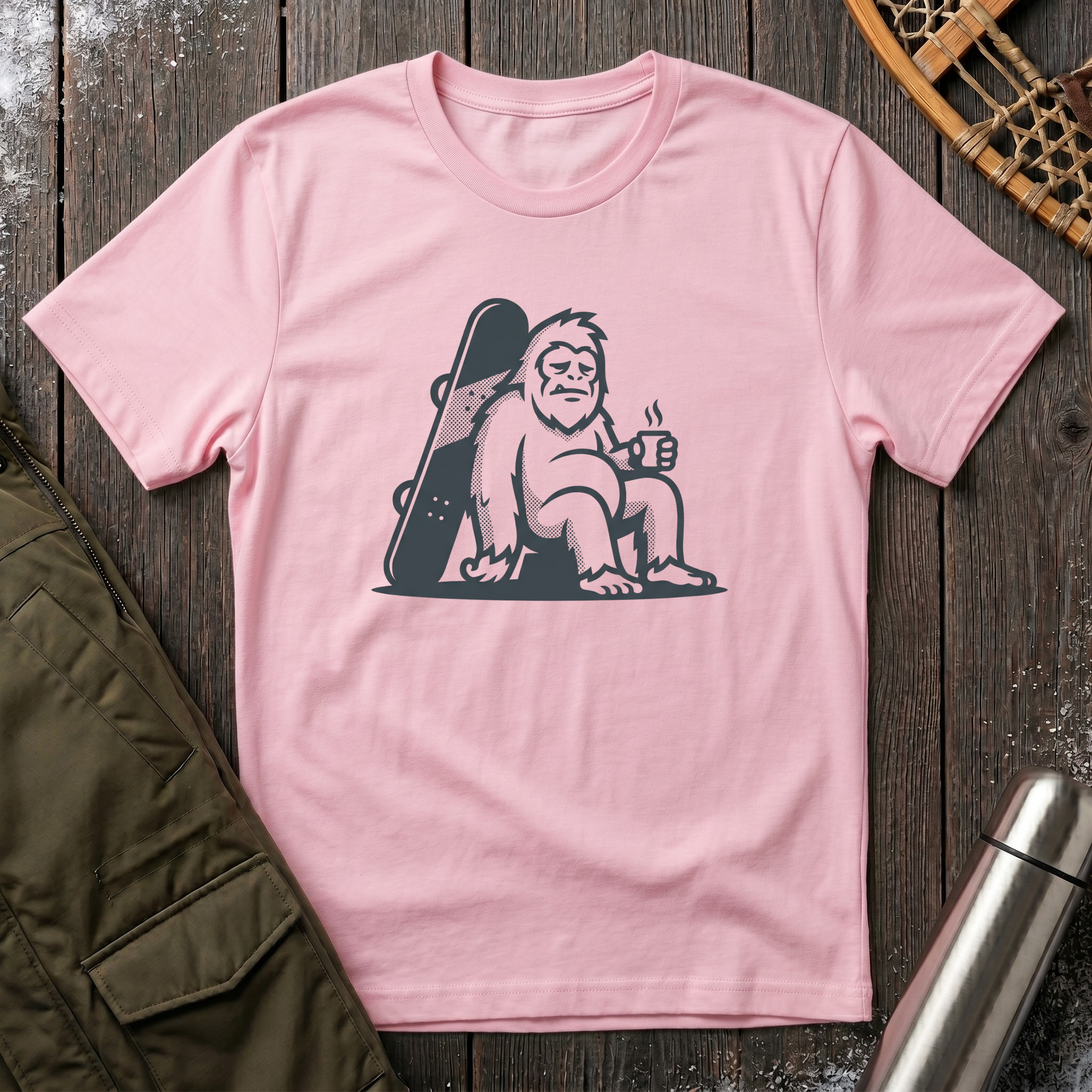 Snowboarding Yeti T‑Shirt