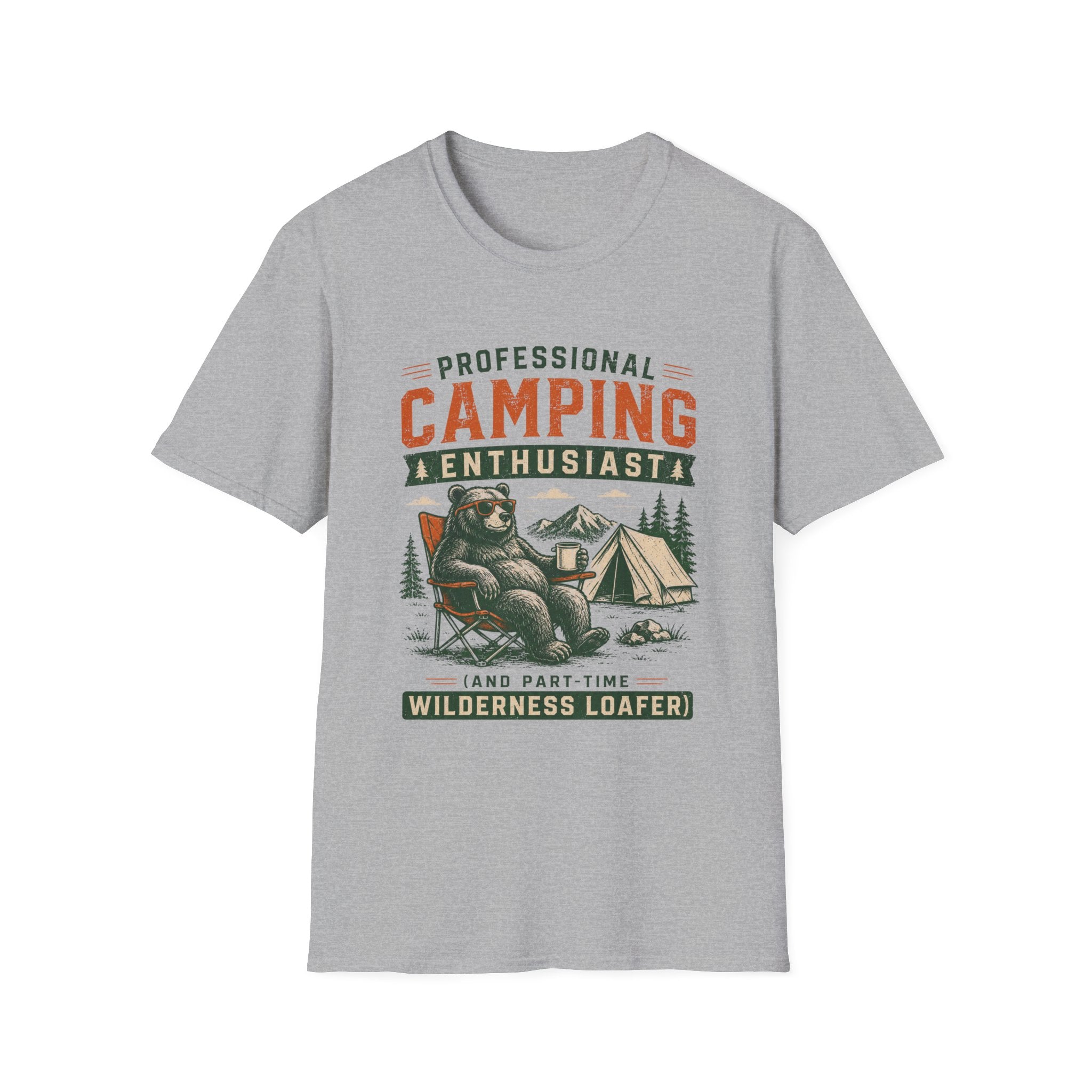 Professional Camping Enthusiast T‑Shirt