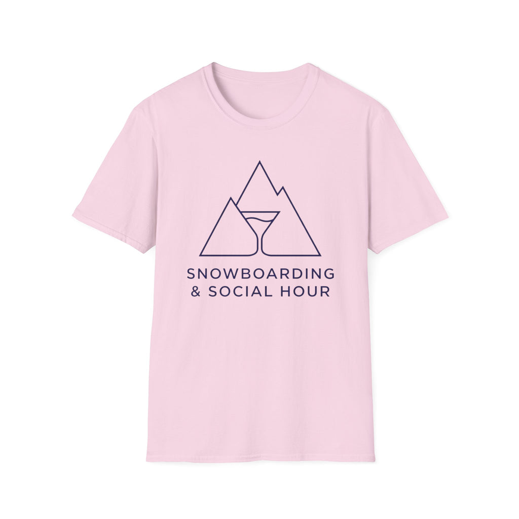 Snowboarding and Social Hour T‑Shirt