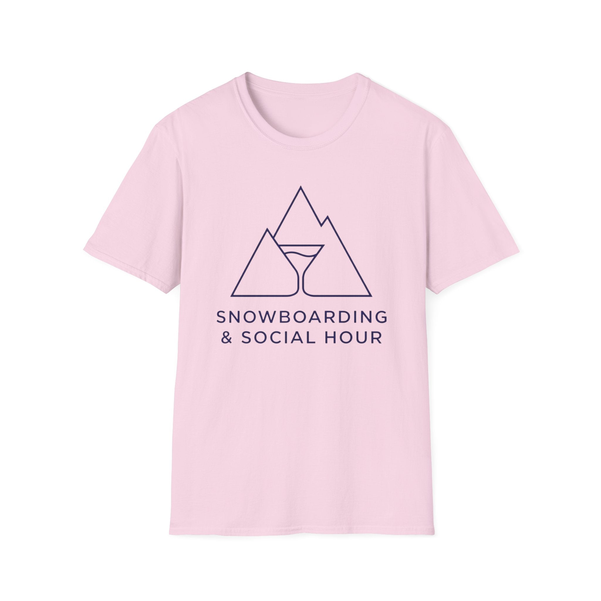 Snowboarding and Social Hour T‑Shirt