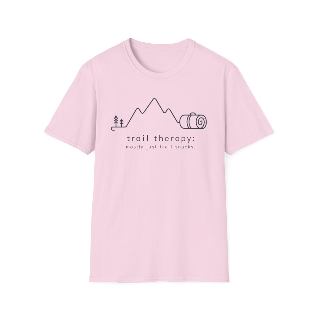 Trail Therapy But Mostly Just Trail Snacks T‑Shirt