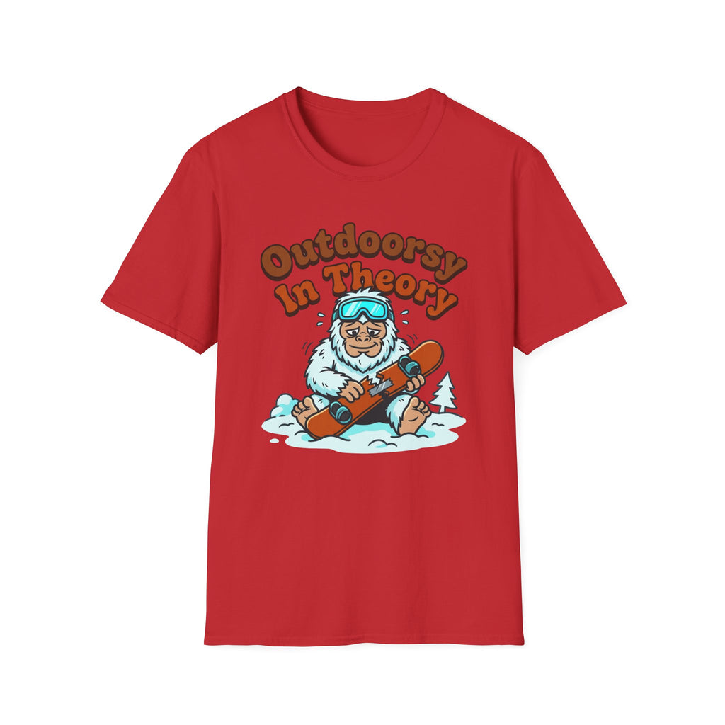 Outdoorsy In Theory T‑Shirt