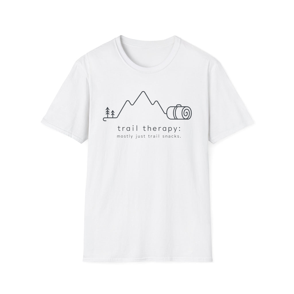 Trail Therapy But Mostly Just Trail Snacks T‑Shirt