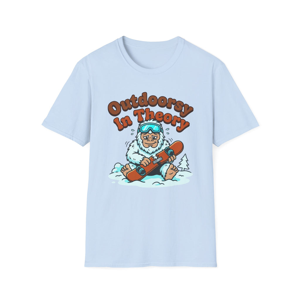 Outdoorsy In Theory T‑Shirt