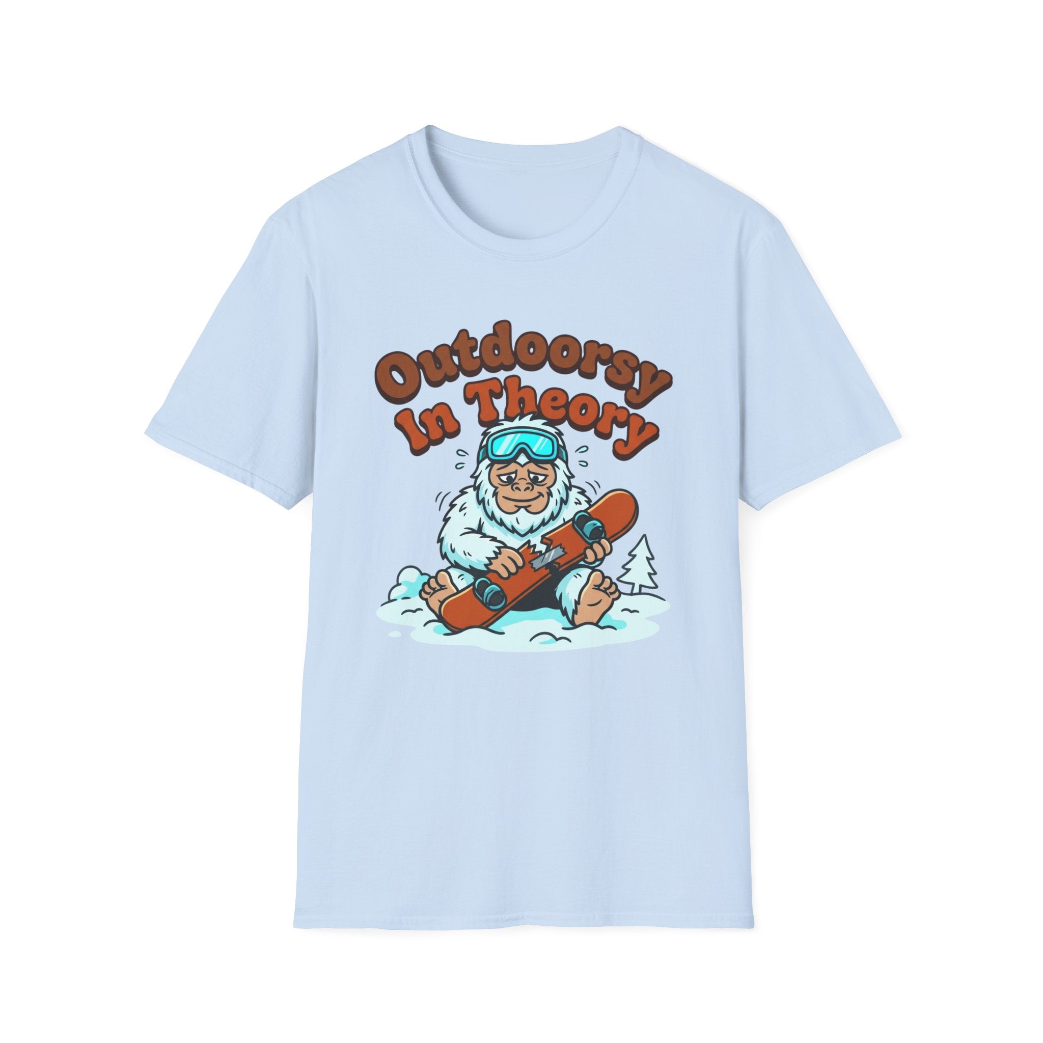 Outdoorsy In Theory T‑Shirt