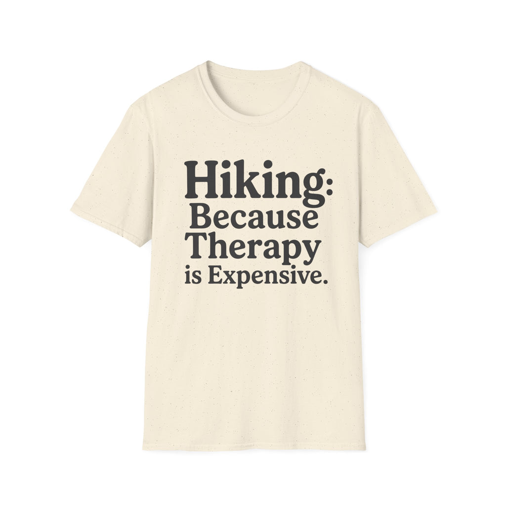 Hiking Because Therapy Is Expensive T‑Shirt