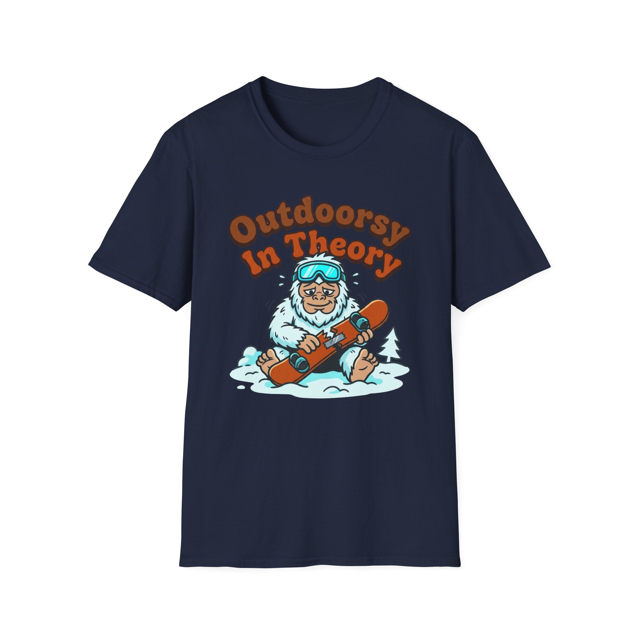 Outdoorsy In Theory T‑Shirt