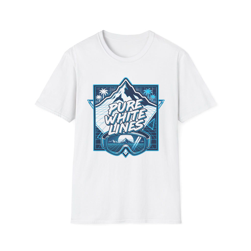 Pure White Lines T‑Shirt