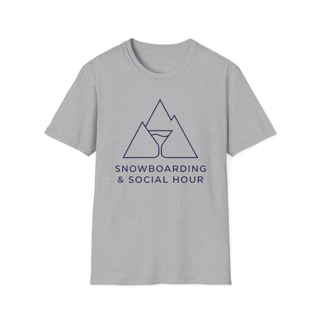 Snowboarding and Social Hour T‑Shirt