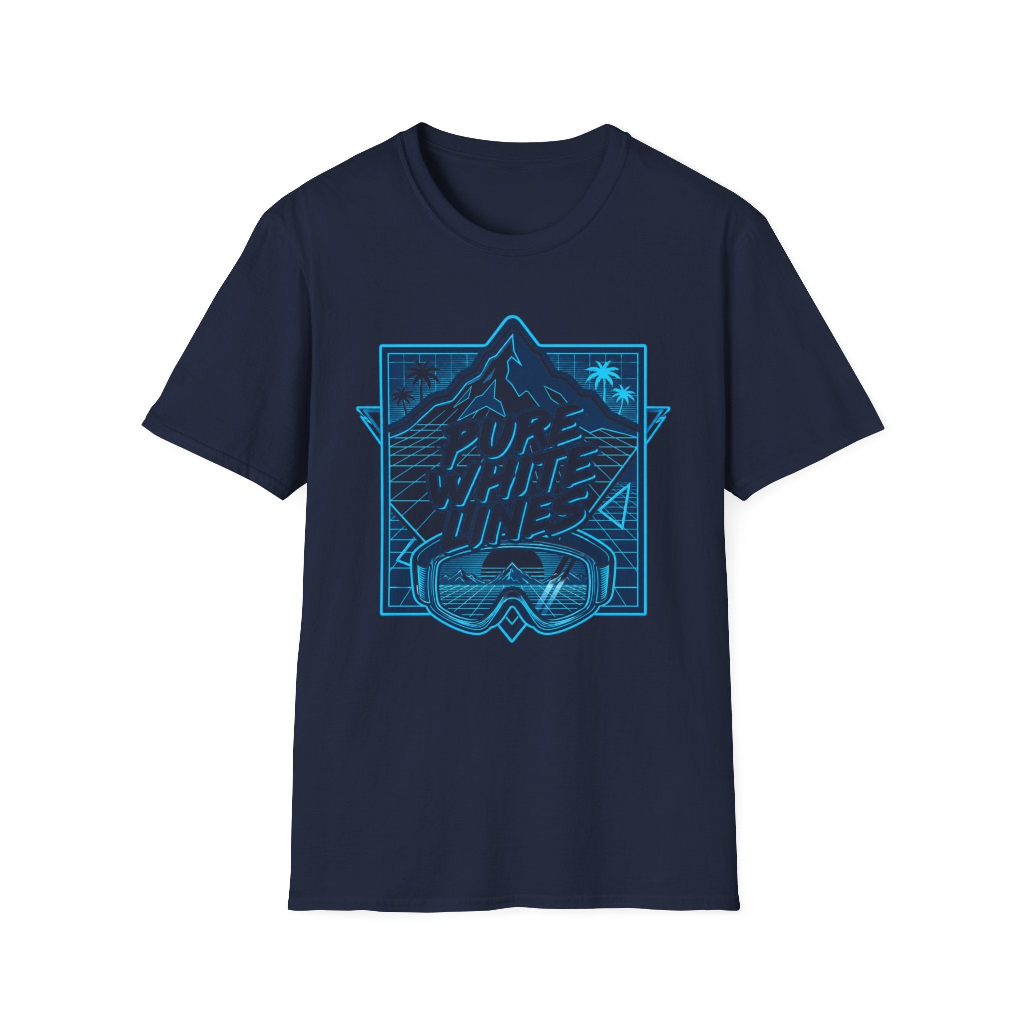Pure White Lines T‑Shirt