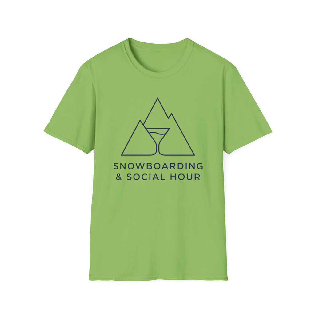 Snowboarding and Social Hour T‑Shirt