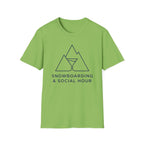 Snowboarding and Social Hour T‑Shirt