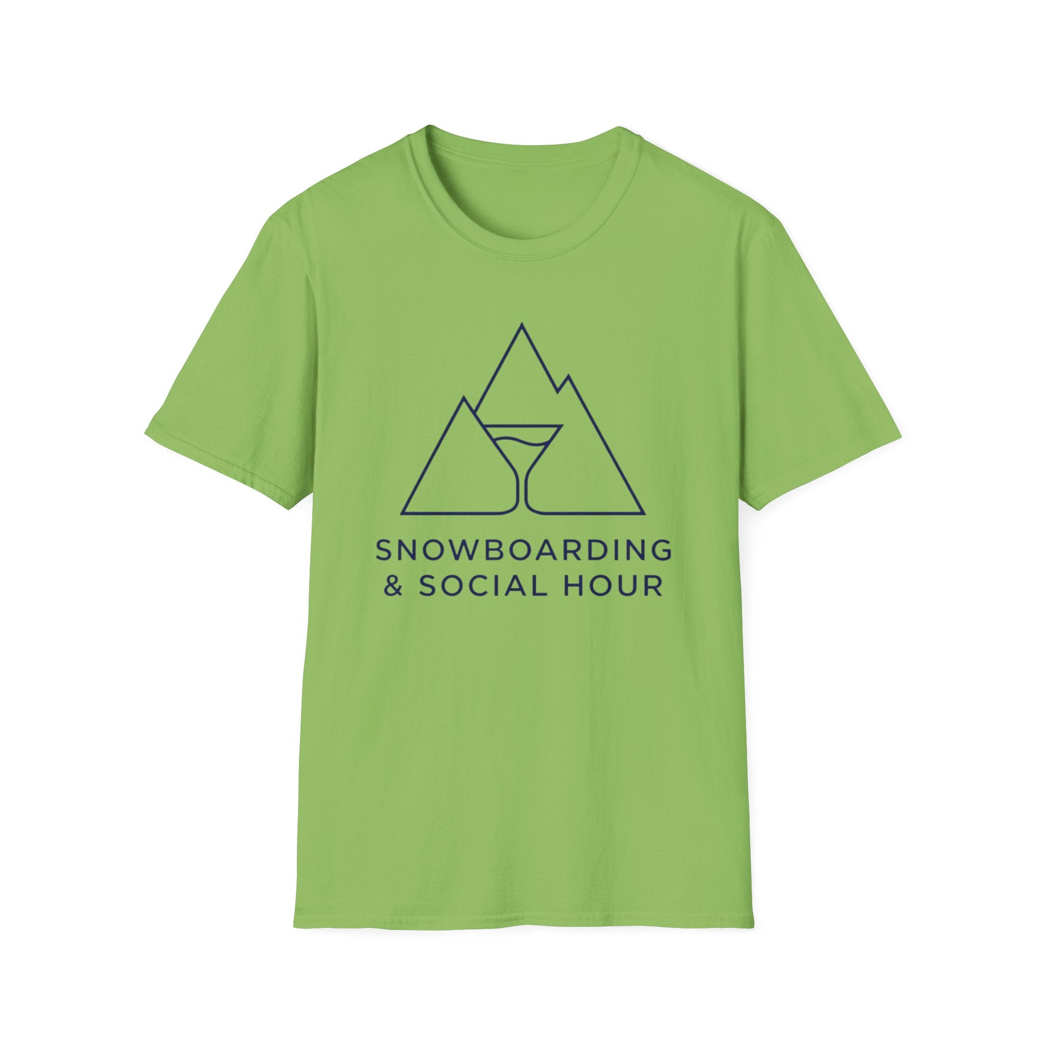 Snowboarding and Social Hour T‑Shirt