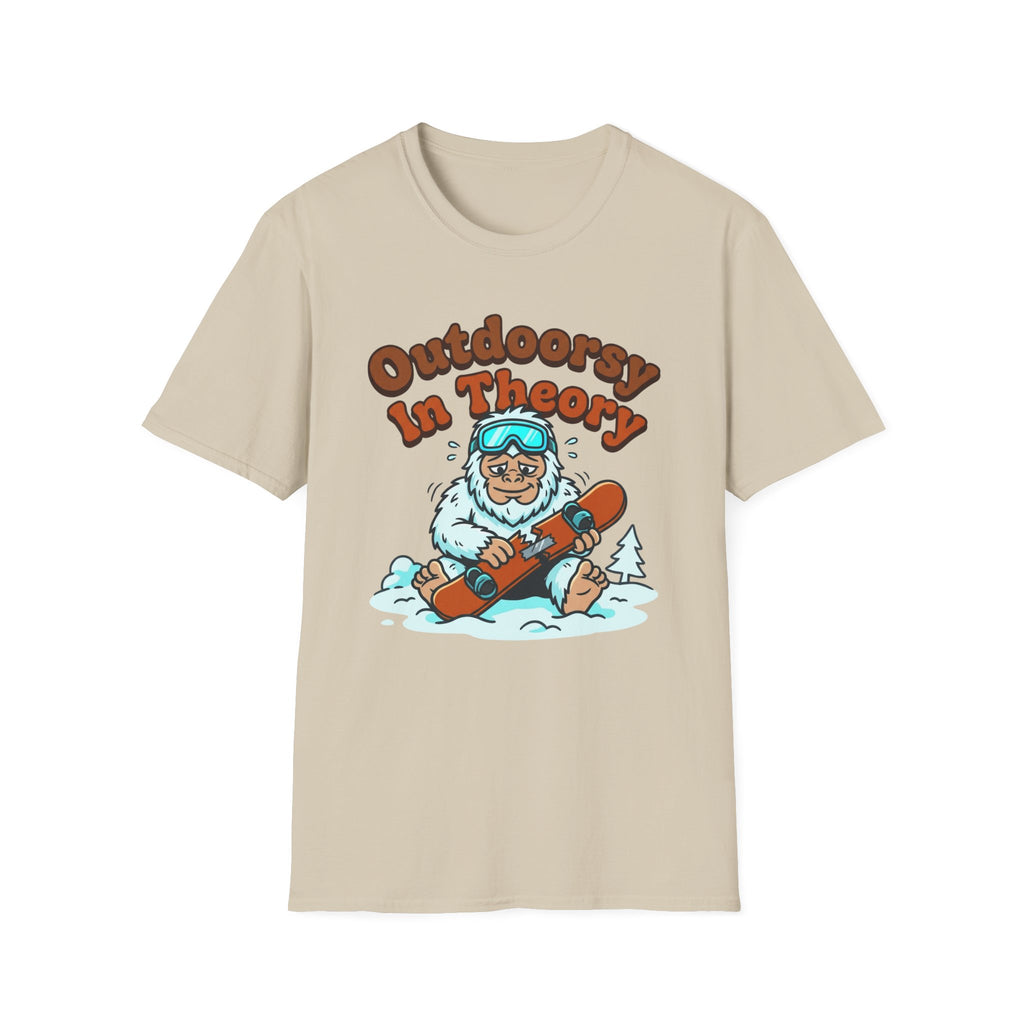 Outdoorsy In Theory T‑Shirt