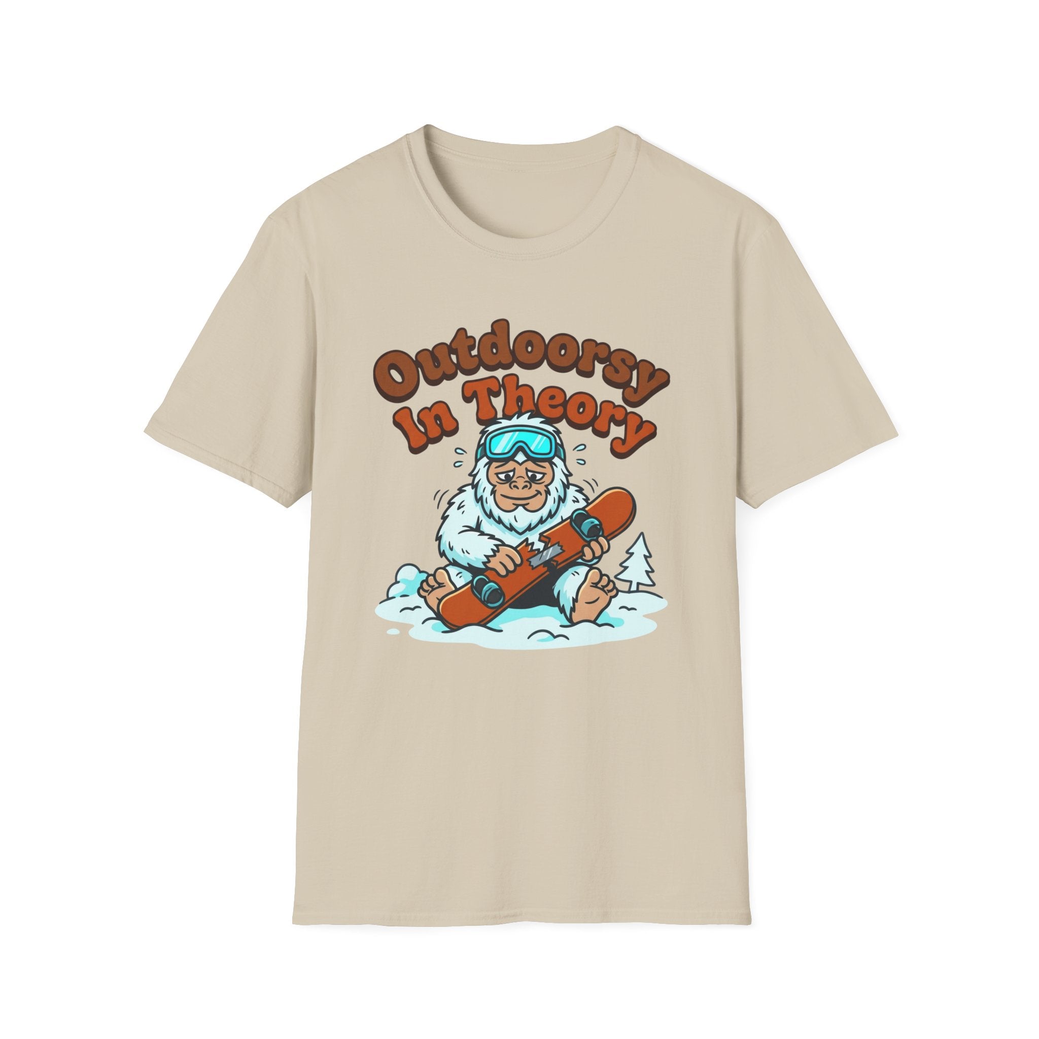 Outdoorsy In Theory T‑Shirt