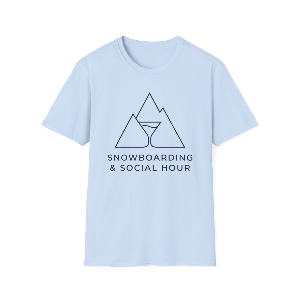 Snowboarding and Social Hour T‑Shirt