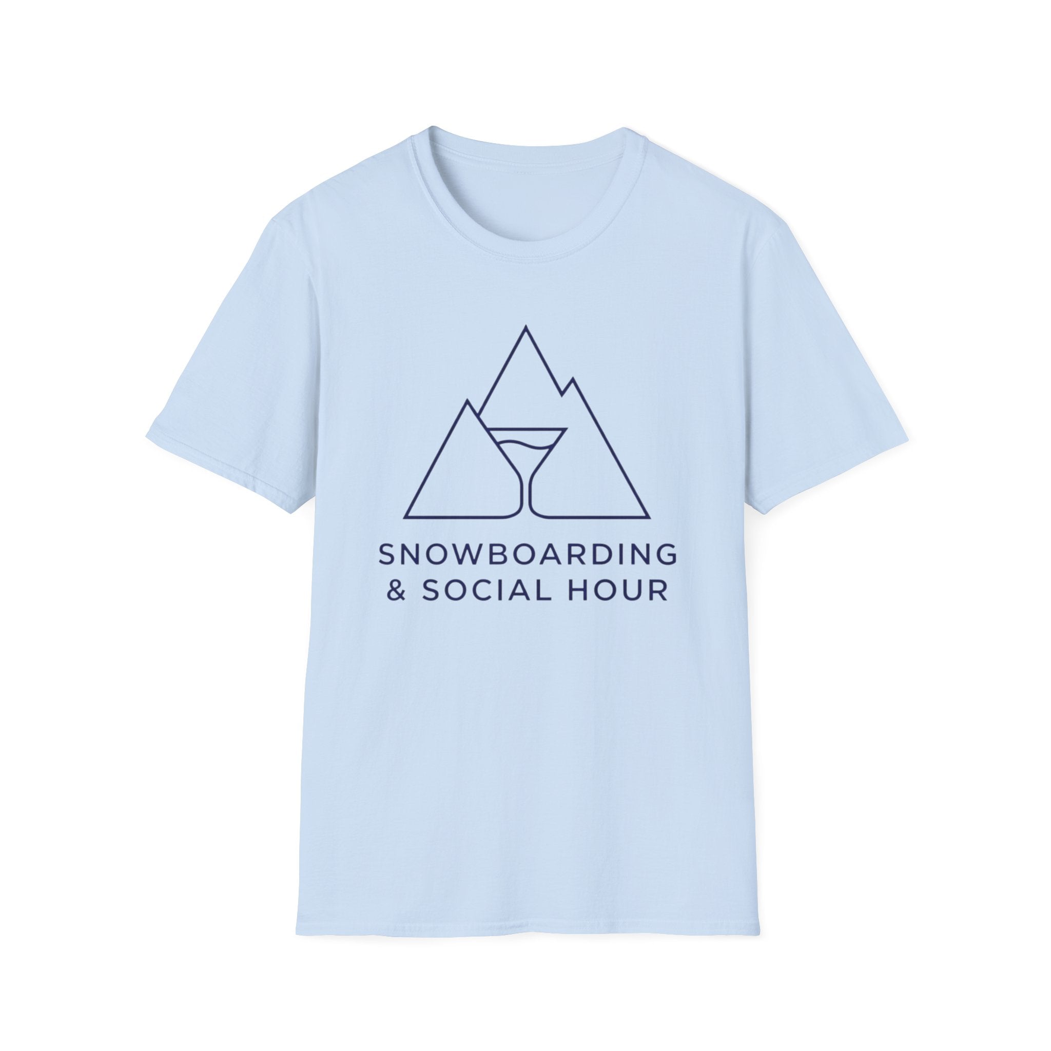 Snowboarding and Social Hour T‑Shirt