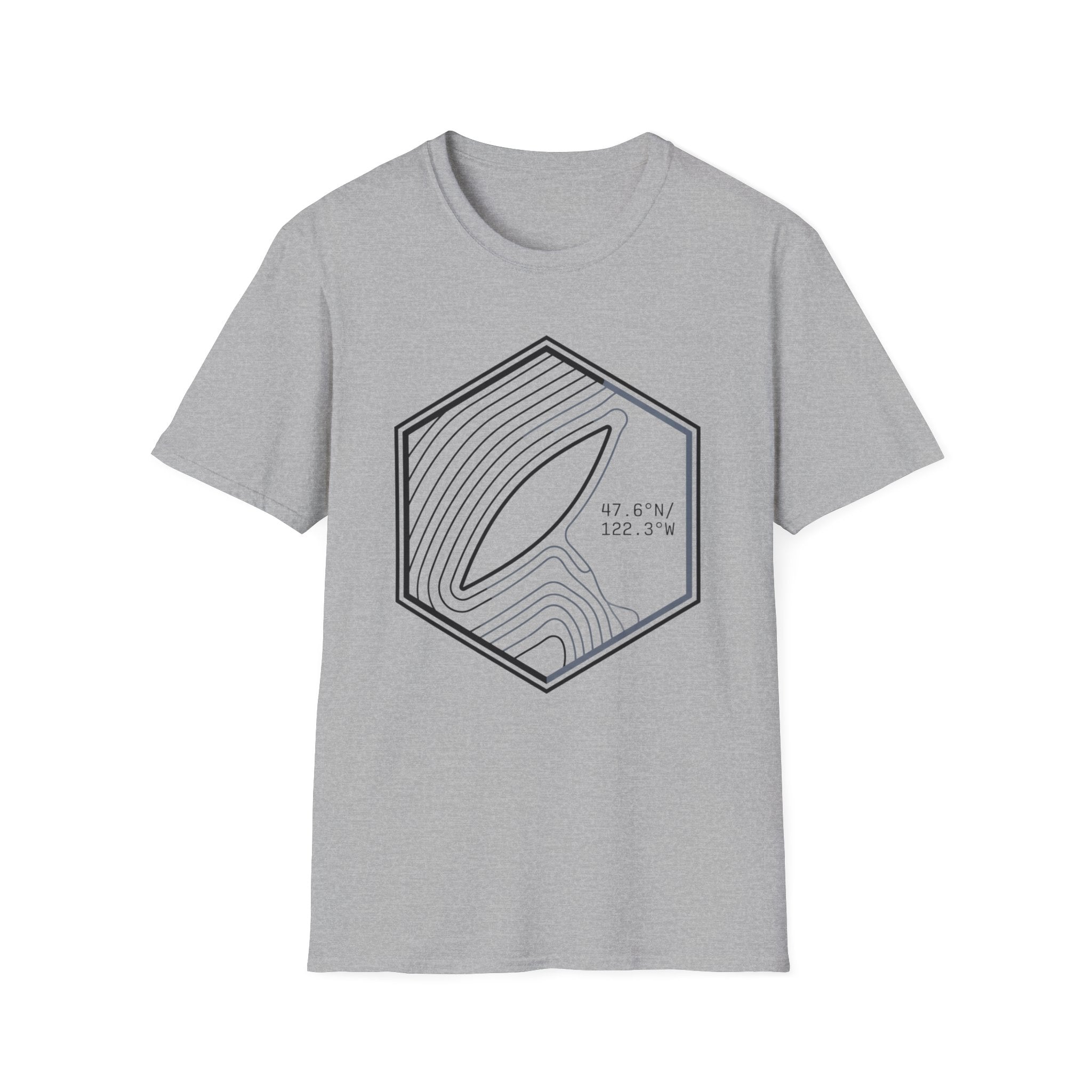 Lake Topography T‑Shirt