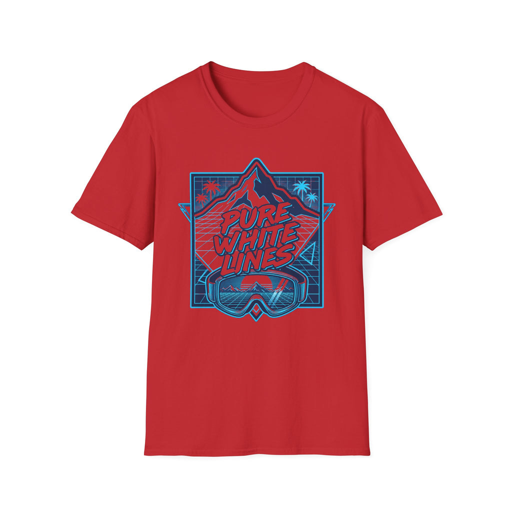 Pure White Lines T‑Shirt