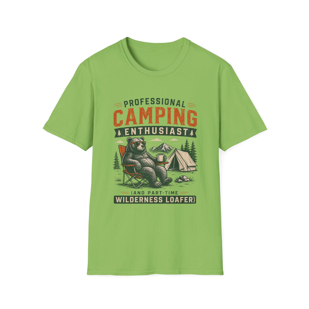 Professional Camping Enthusiast T‑Shirt
