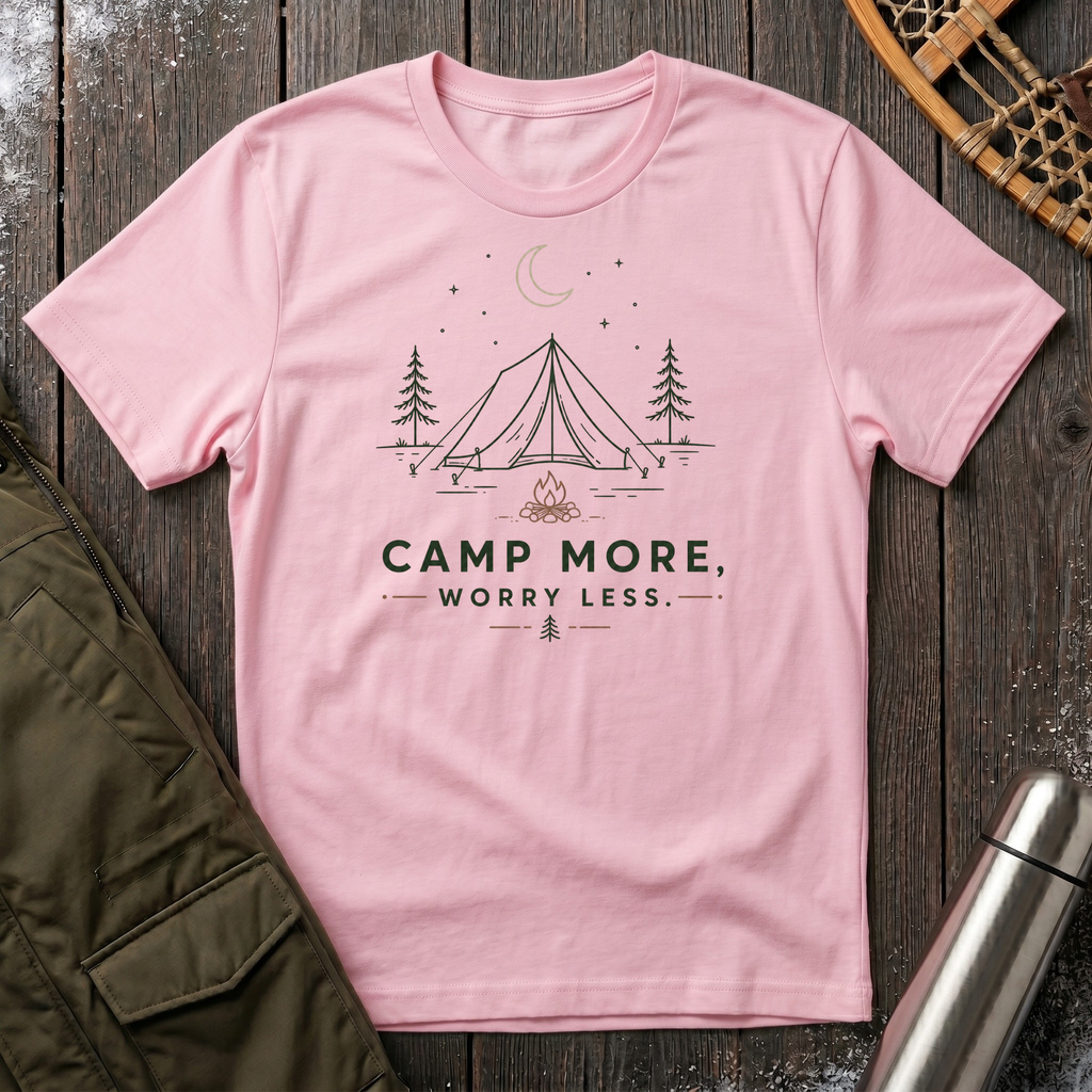 Camp More Worry Less T-Shirt