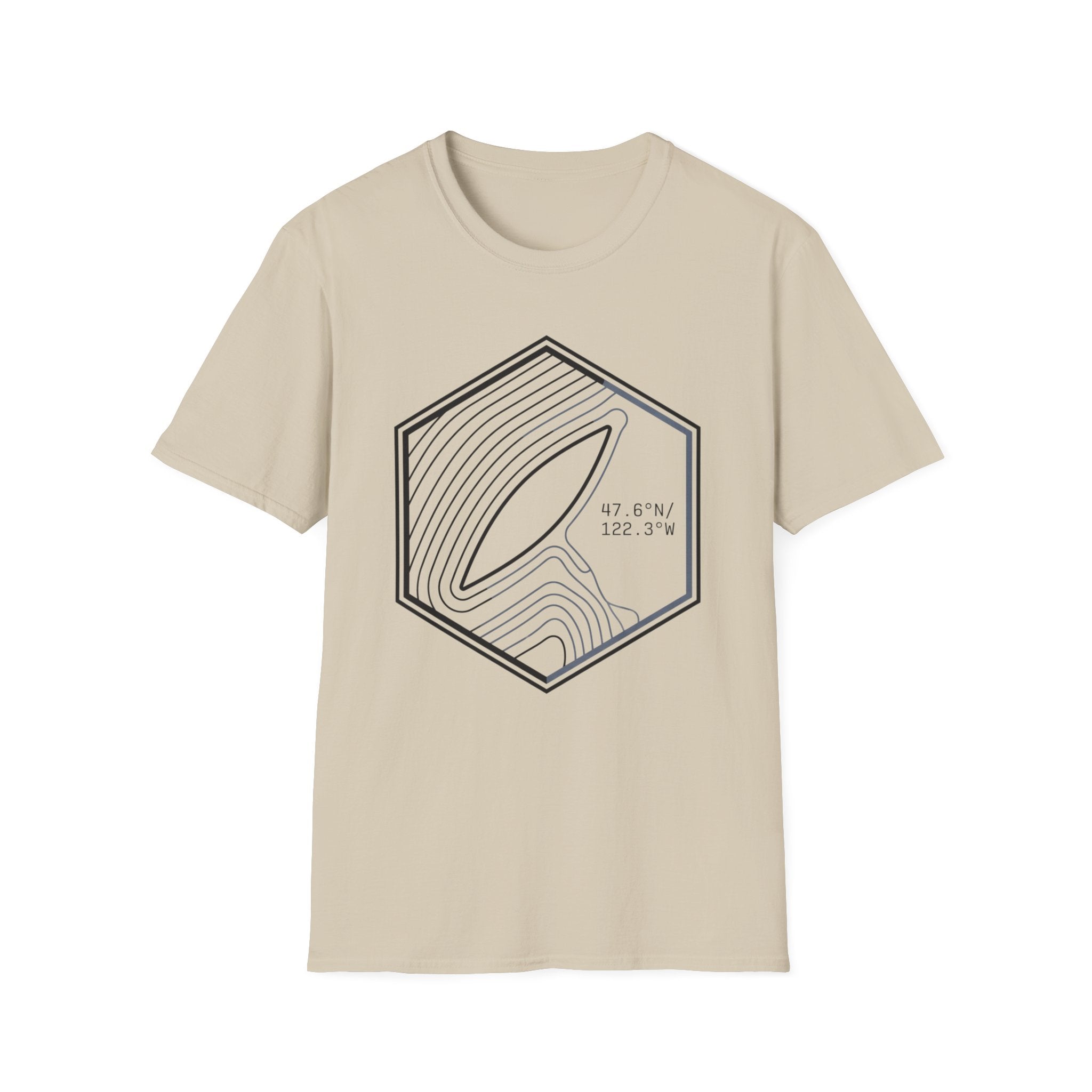 Lake Topography T‑Shirt