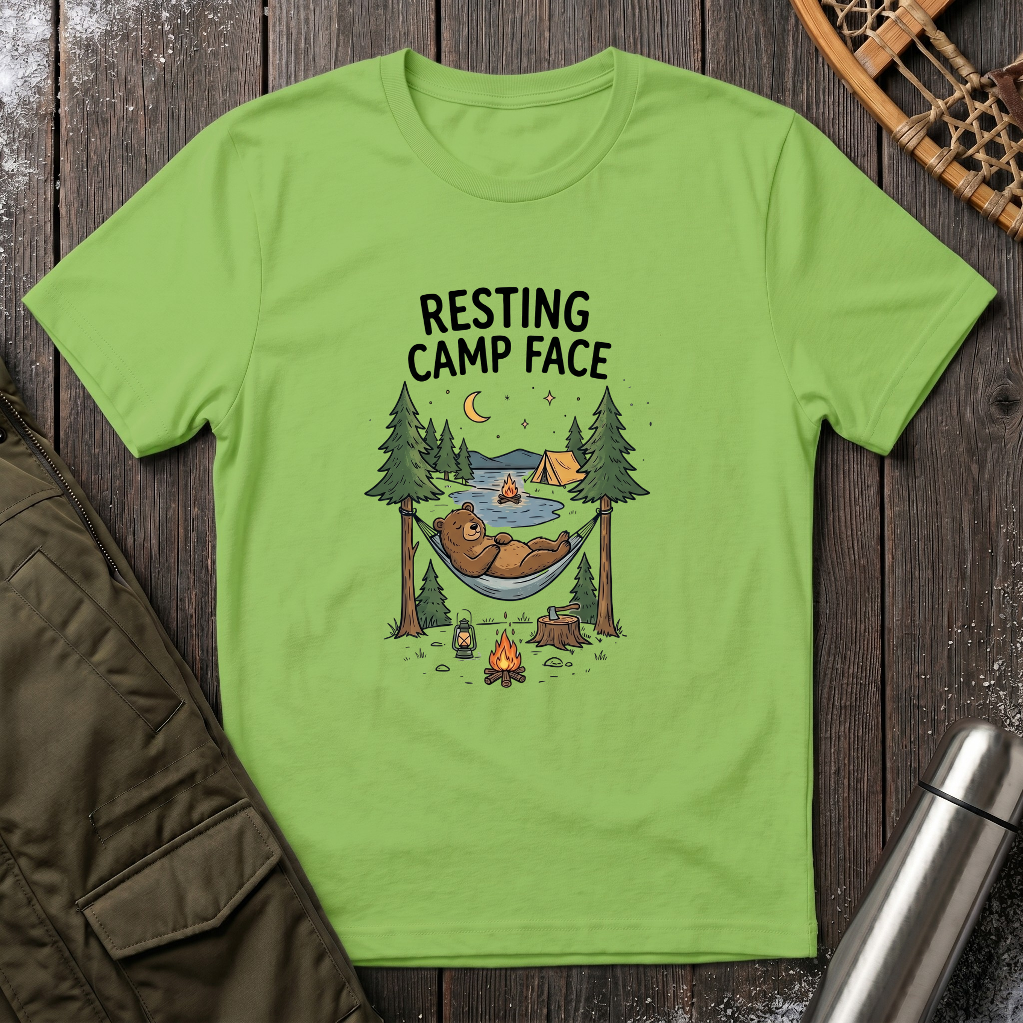 Resting Camp Face T-Shirt