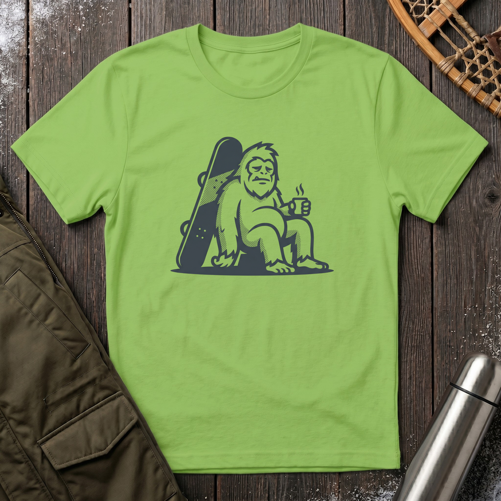 Snowboarding Yeti T‑Shirt