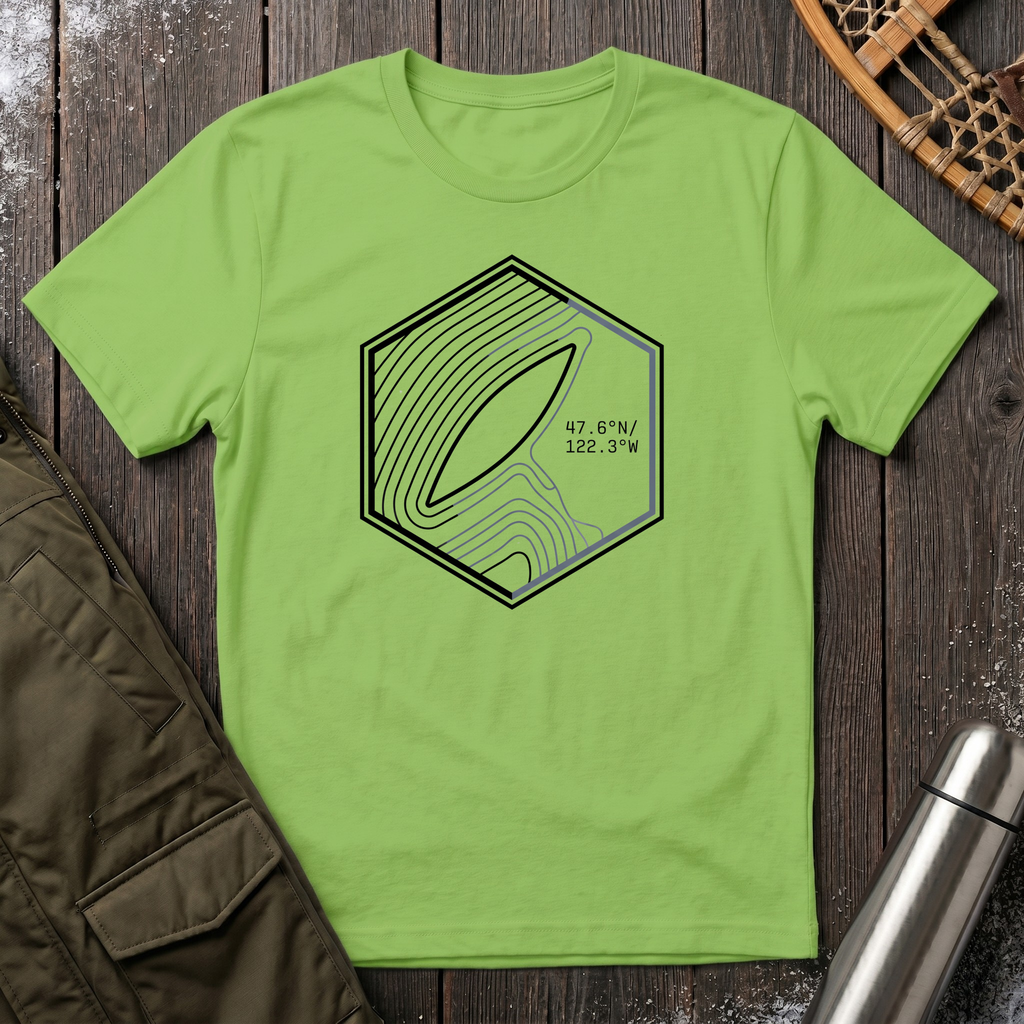 Lake Topography T‑Shirt