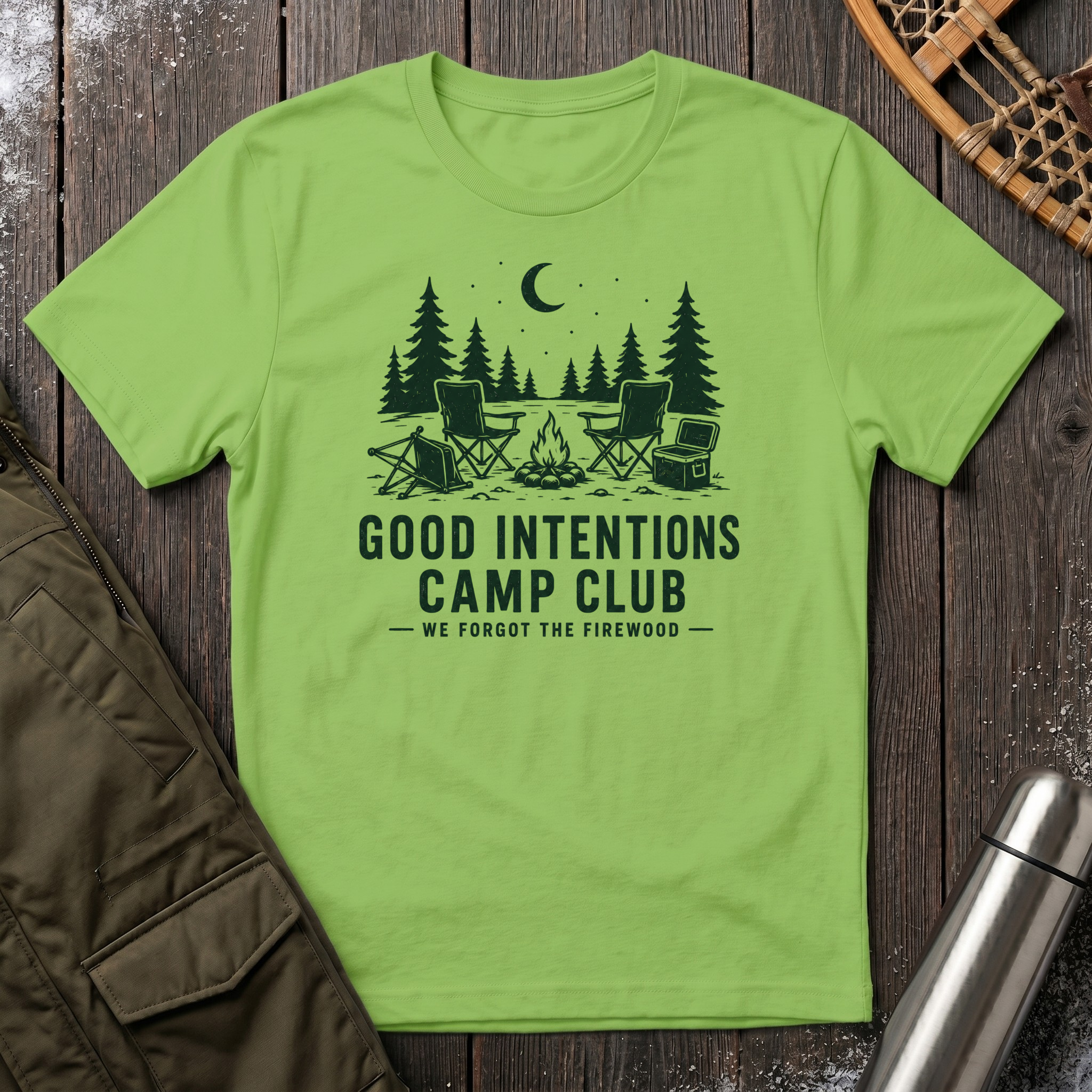 Good Intentions Camping Ski T‑Shirt