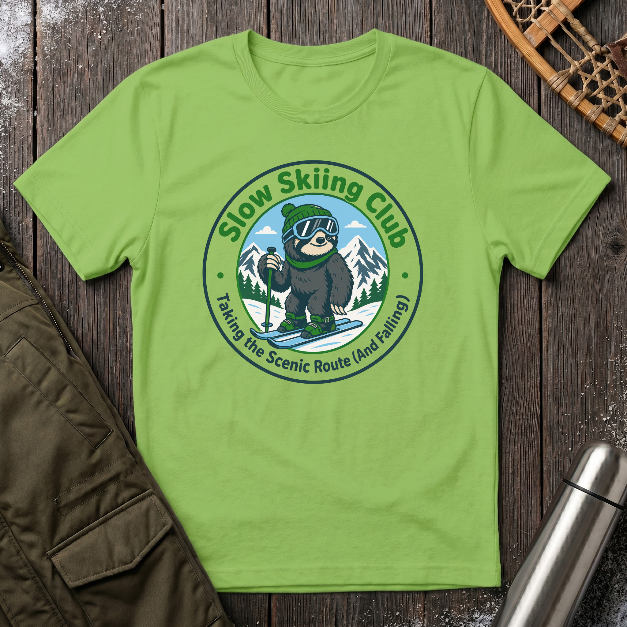 Slow Skiing Club T‑Shirt