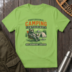 Professional Camping Enthusiast T‑Shirt