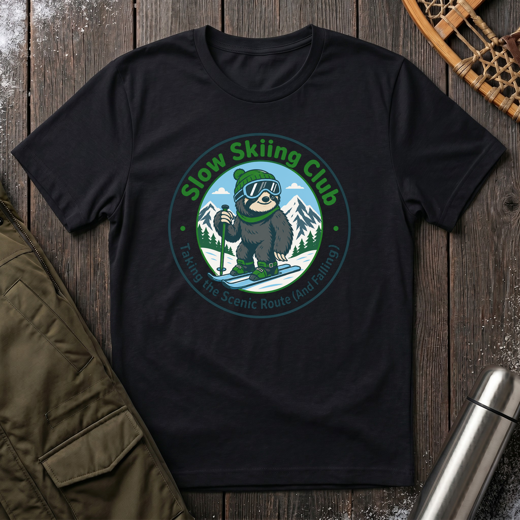 Slow Skiing Club T‑Shirt