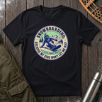 Snowboarding Because My Kids Wont Let Me Sleep T‑Shirt