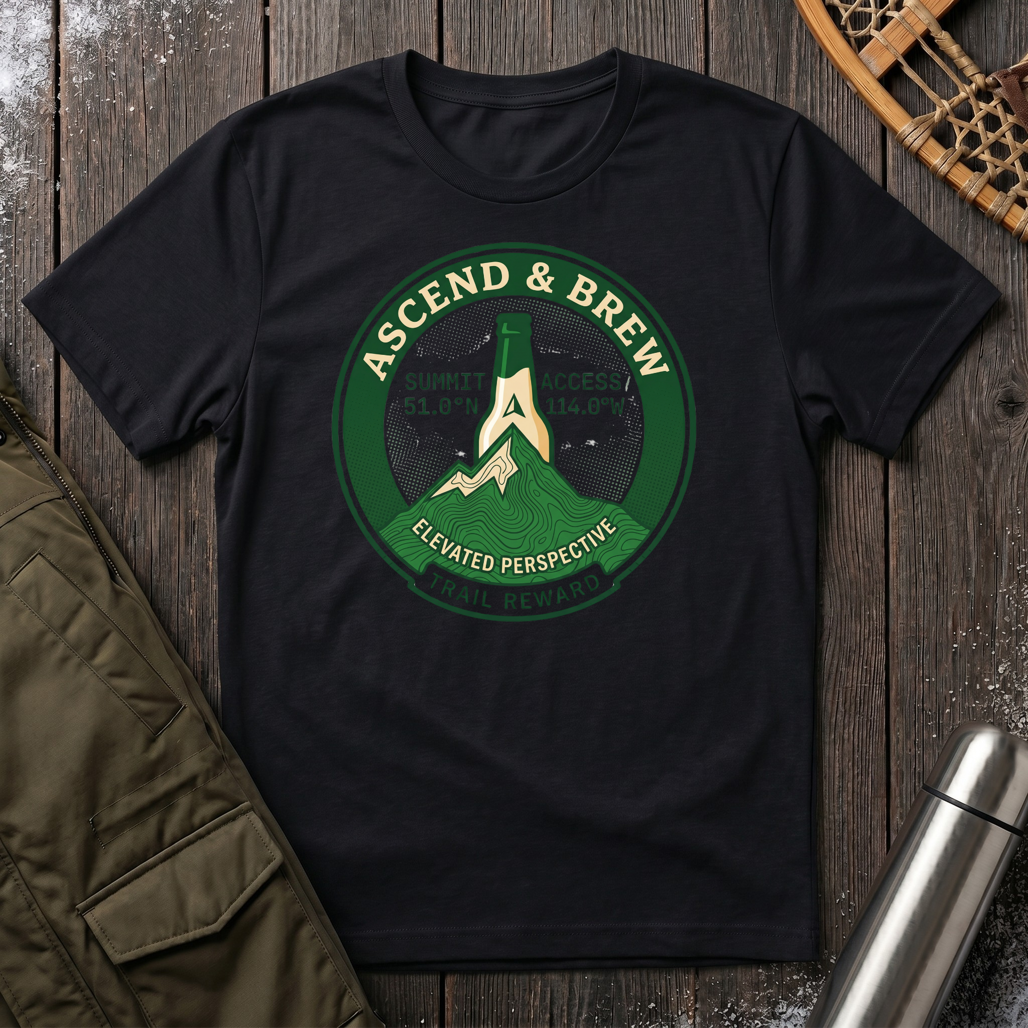 Ascend And Brew T‑Shirt