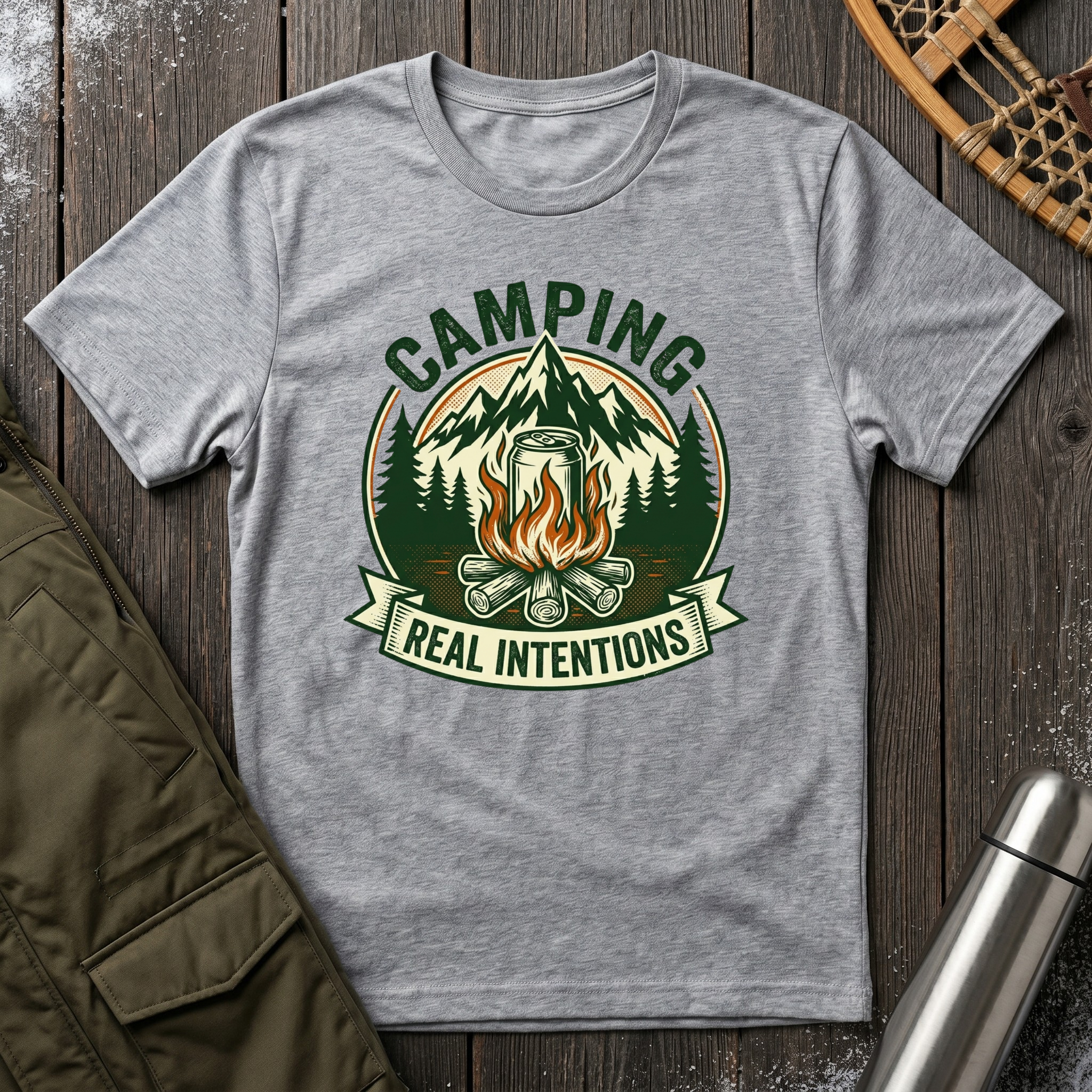 Camping: Real Intentions T‑Shirt