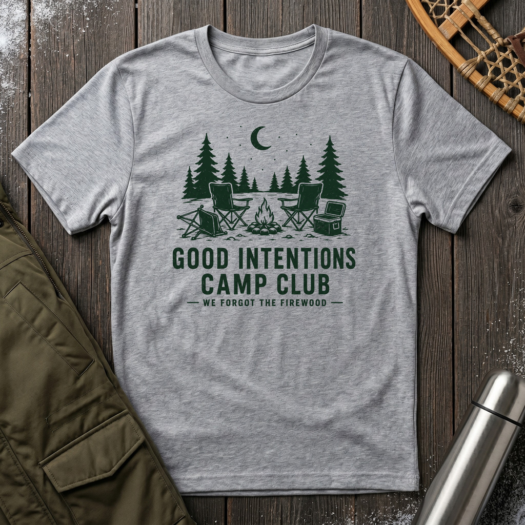 Good Intentions Camping Ski T‑Shirt