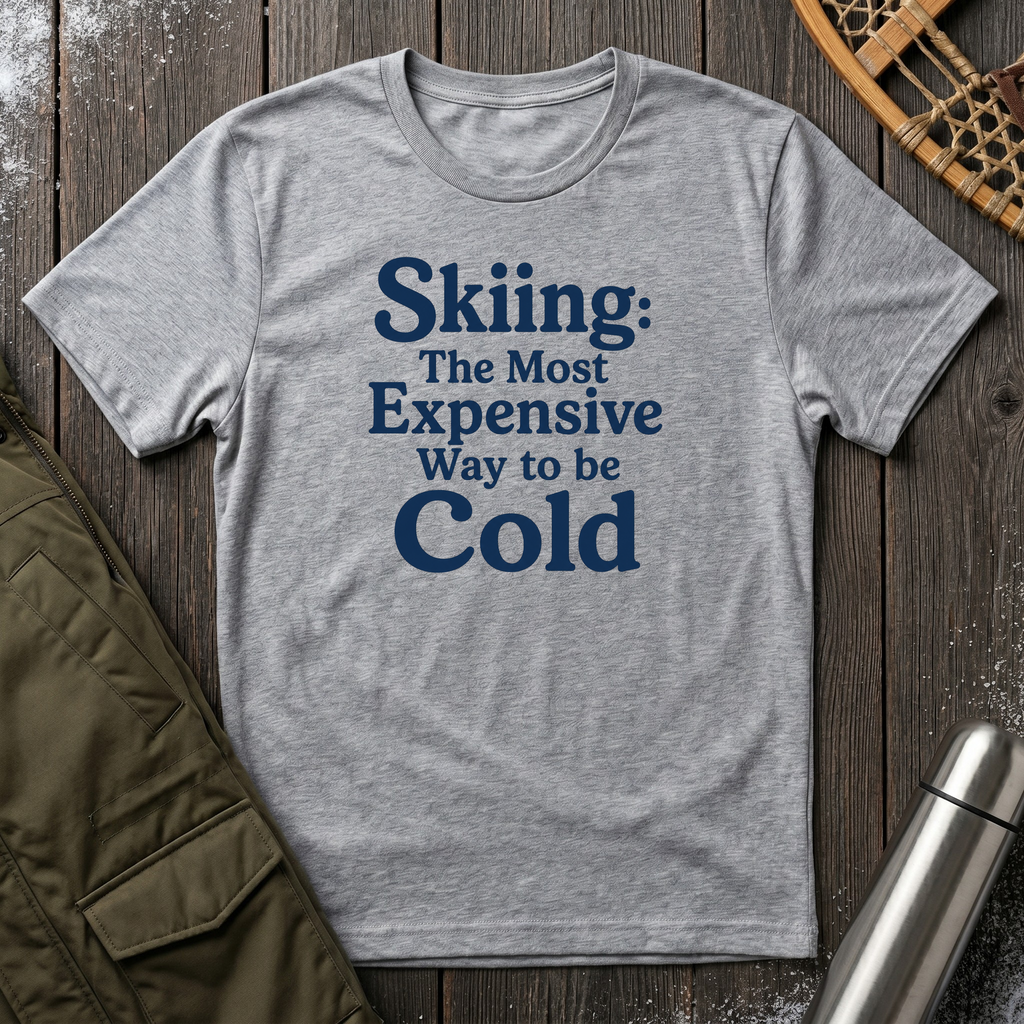 Skiing: The Most Expensive Way To Be Cold T‑Shirt