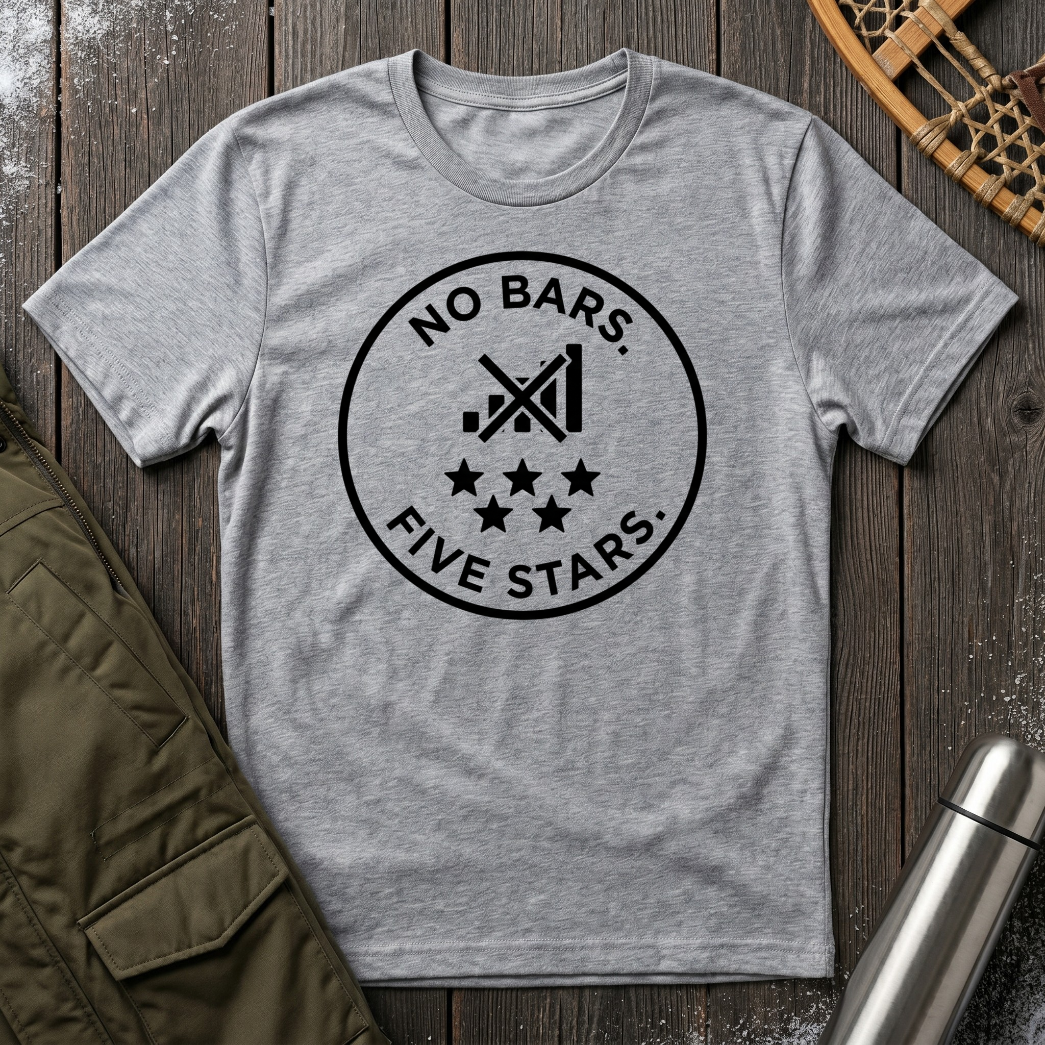 No Bars, Five Stars T-Shirt