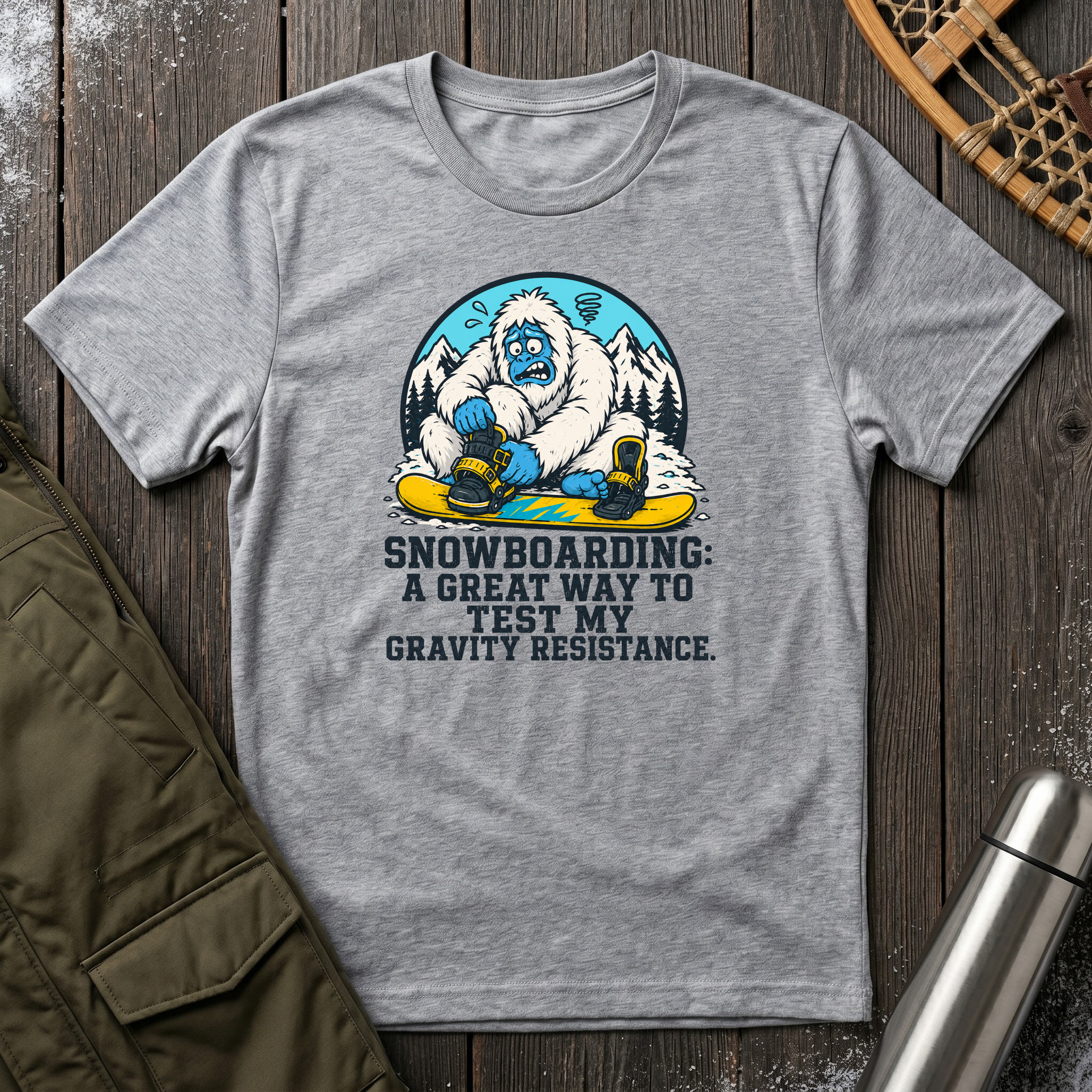 Snowboarding and Social Hour T‑Shirt