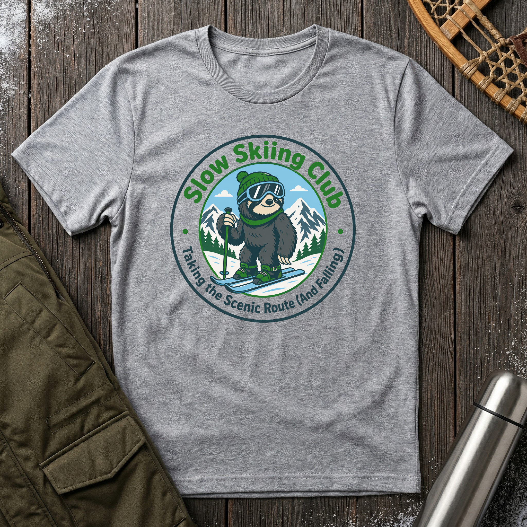Slow Skiing Club T‑Shirt