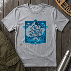 Pure White Lines T‑Shirt