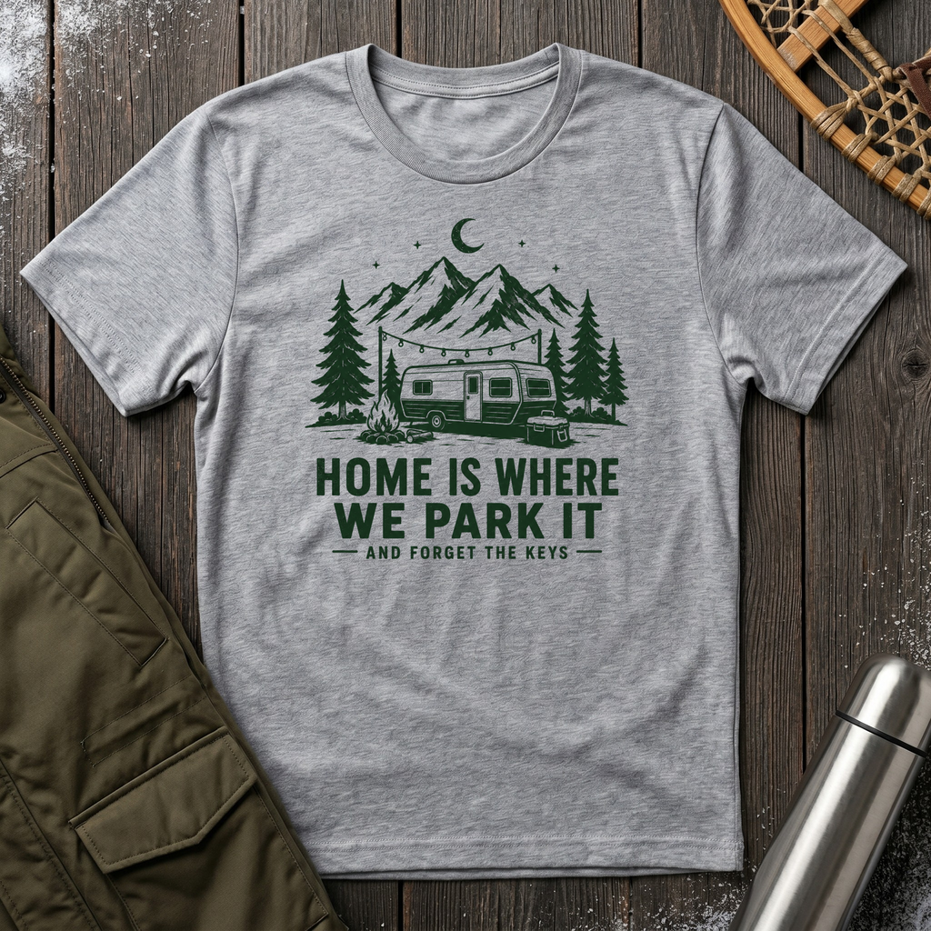 Home Is Where We Park It T‑Shirt
